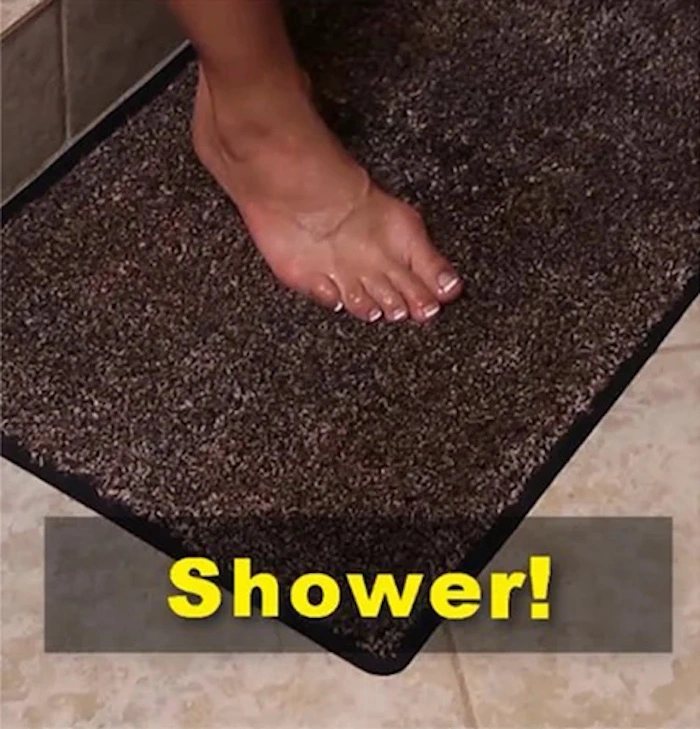 Dirty Dog Door Mat is also perfect for Shower Mat